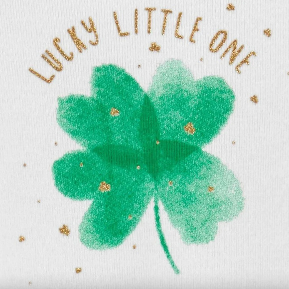 NWT Baby 2-Piece St. Patrick's Day Bodysuit & Tutu Pant Set - Picture 2 of 2